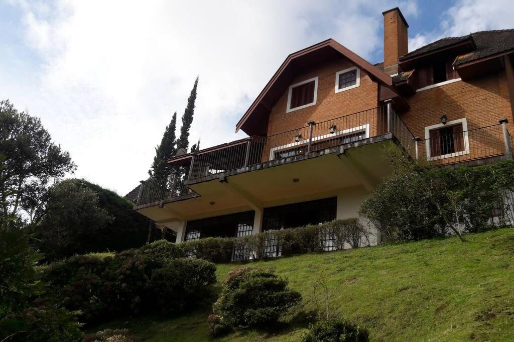 Casa E Vista Privilegiadas No Alto Do Capivari Campos do Jordão Buitenkant foto